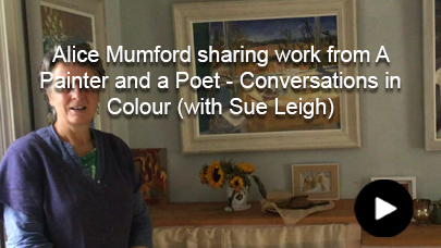 Alice Mumford sharing work from A Painter and a Poet - Conversations in Colour (with Sue Leigh)